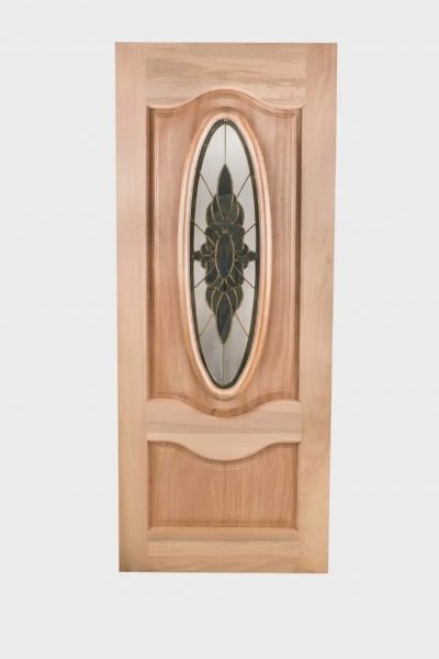 TimbeReality - Famous Ed - Glass Oval Panel Engineering Door