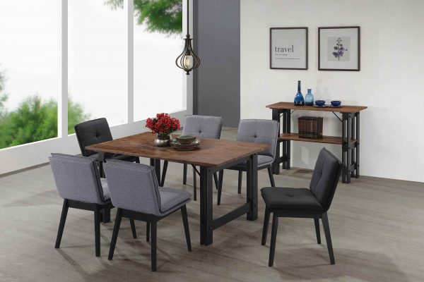 TimbeReality - Home JS Furniture - JS3061T - Dining Table - JS2089S - Dining Chair - JS157 - Console Table