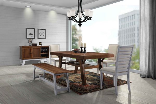 TimbeReality - Home JS Furniture - JS3074T - Dining Table - JS3073S - 2 - Dining Chair