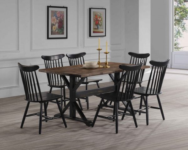TimbeReality - Home JS Furniture - JS3075T - Dining Table - JS3075S - Dining Chair