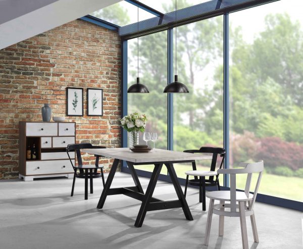 TimbeReality - Home JS Furniture - JS3092T - Dining Table - JS3092S - Dining Chair - JS174 - Side Board