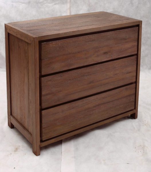 TimbeReality - Asian Esteem Industrial - Simple Chest of Drawer/3 Drawer
