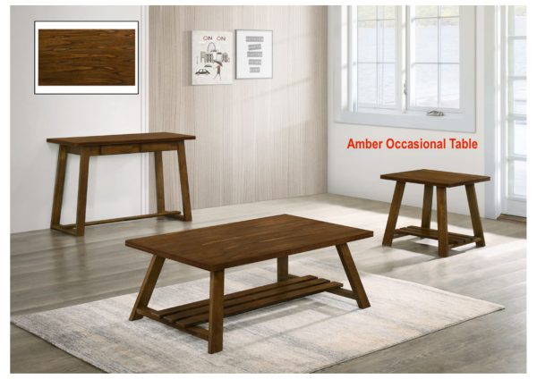 TimbeReality - Golden Tech Furniture Industries - Amber Occasional Table