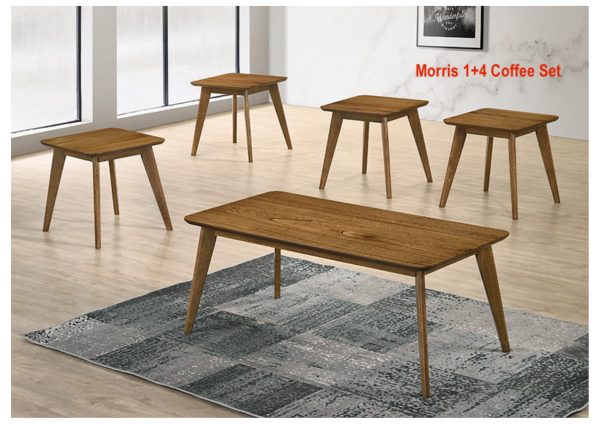 TimbeReality - Golden Tech Furniture Industries - Morris 1+4 Coffee Set