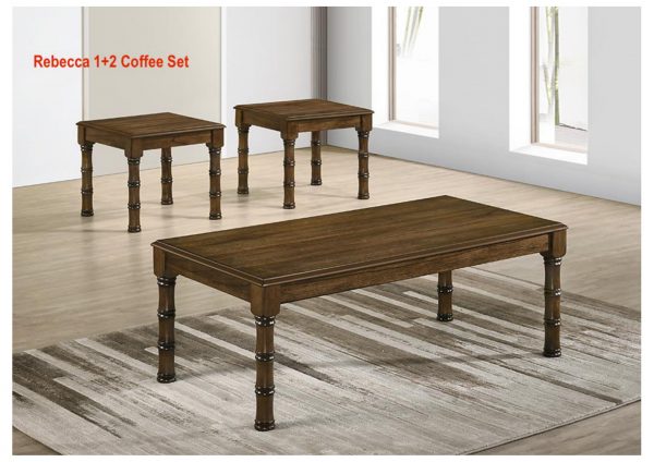 TimbeReality - Golden Tech Furniture Industries - Rebecca 1+2 Coffee Set