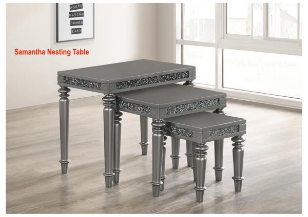 TimbeReality - Golden Tech Furniture Industries - Samantha Nesting Table