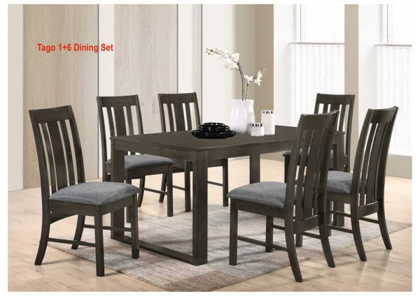 TimbeReality - Golden Tech Furniture Industries - Tago 1+6 Dining Set
