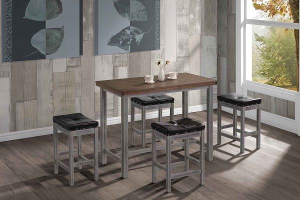 TimbeReality - Home JS Furniture - JS212T - 36 - 2 - Bar Table - JS212 - 24 - 2 -24 - Barstool