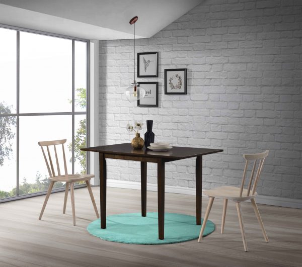TimbeReality - Home JS Furniture - JS3028T - Drop Leaf Dining Table - JS3049S - 1 - Dining Chair