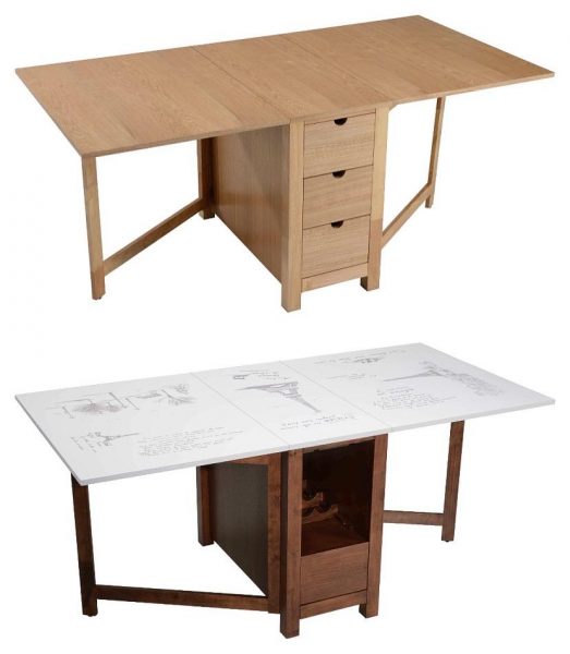 TimbeReality - Home JS Furniture - JS3041T - 1 - Gateleg Table - JS3041T - 2 - Gateleg Table