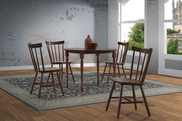 TimbeReality - Home JS Furniture - JS3048T - Drop Leaf Dining Table - JS3048S - Dining Chair