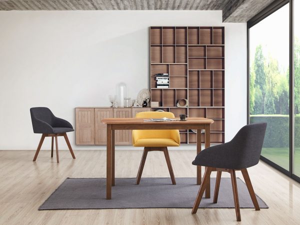 TimbeReality - Leo Up Enterprise - LU 3213 U Dining Chair LU 1316 T Dining Table