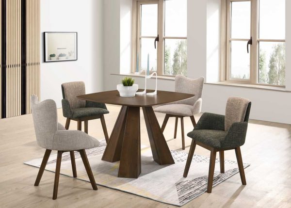 TimbeReality - Leo Up Enterprise - LU 3313 C Dining Chair LU 3314 C DIning Chair LU 1211 T Dining Table