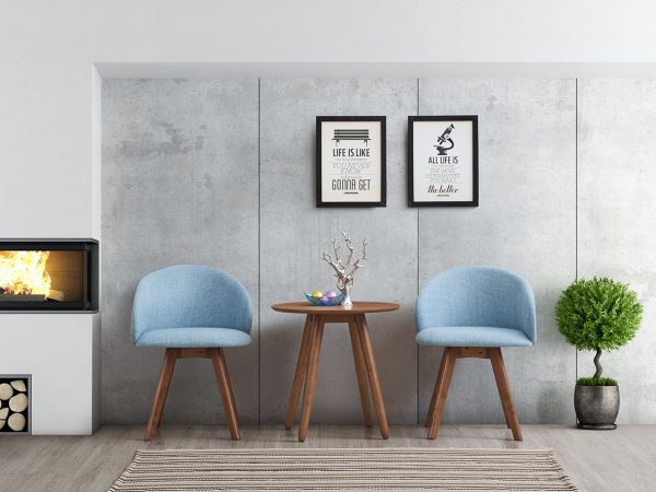 TimbeReality - Leo Up Enterprise - LU 3321 C Dining Chair LU 1111 T Dining Table