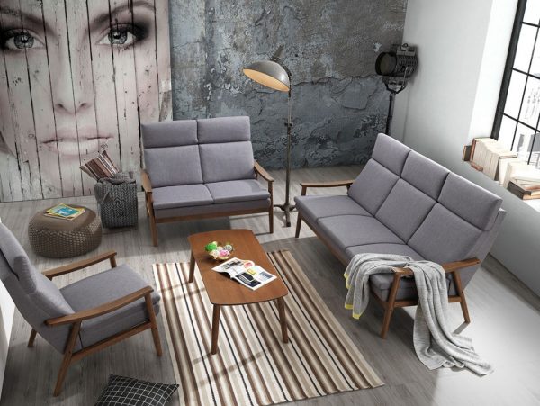 TimbeReality - Leo Up Enterprise - LU 4115 123 Sofa LU 2413 Coffee Table