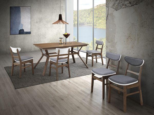 TimbeReality - Leo Up Enterprise - LU 8111 Dining Chair - LU 1318 T Dining Table