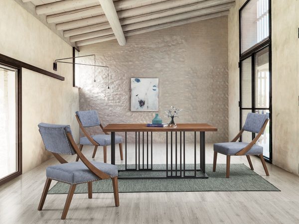 TimbeReality - Leo Up Enterprise - LU 8114 Dining Chair LU 1322 T Dining Table