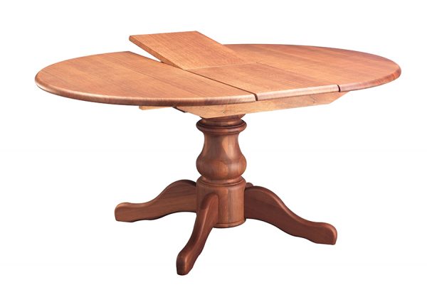 TimbeReality - United Woodwork Construction - 808SE 48" Round Extendable Table